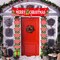 3 Pcs Christmas Decoration Outdoor Porch Sign for Front Yard Hanging Banner,12 x 71 Inch(red green)